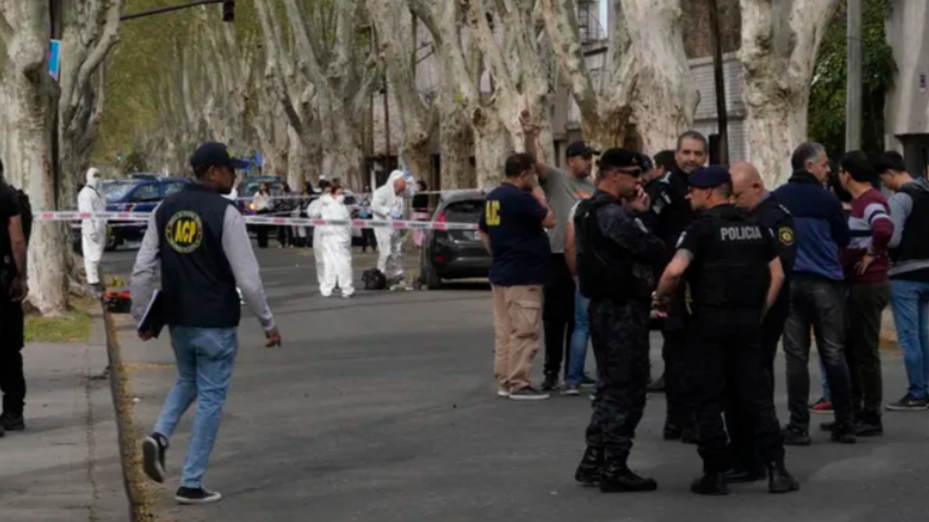 El crimen se produjo en inmediaciones de la sede de la AIC (Gentileza La Capital).