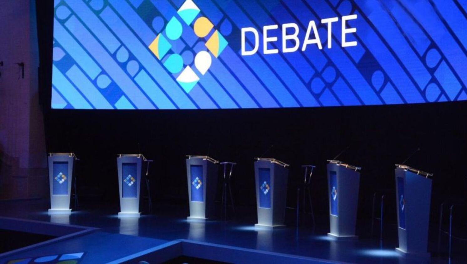 Los debates presidenciales tendrán lugar el 1 y el 8 de octubre.