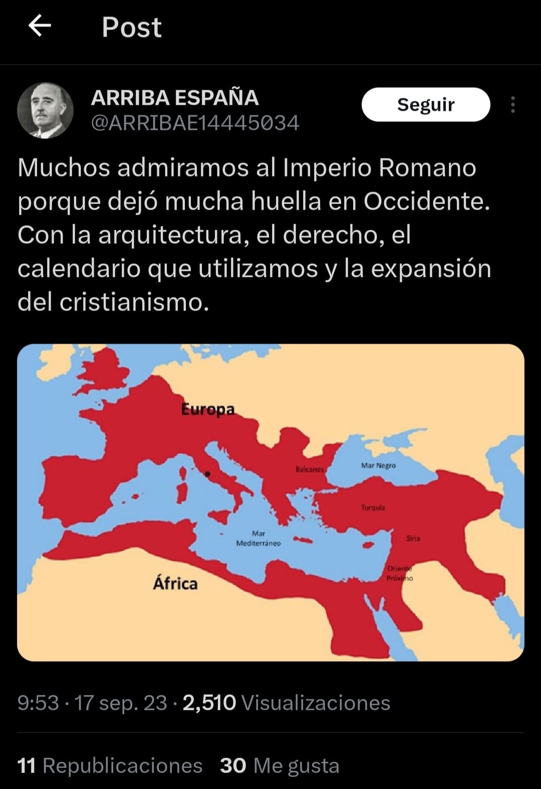 Twitter: Teoría del Imperio Romano