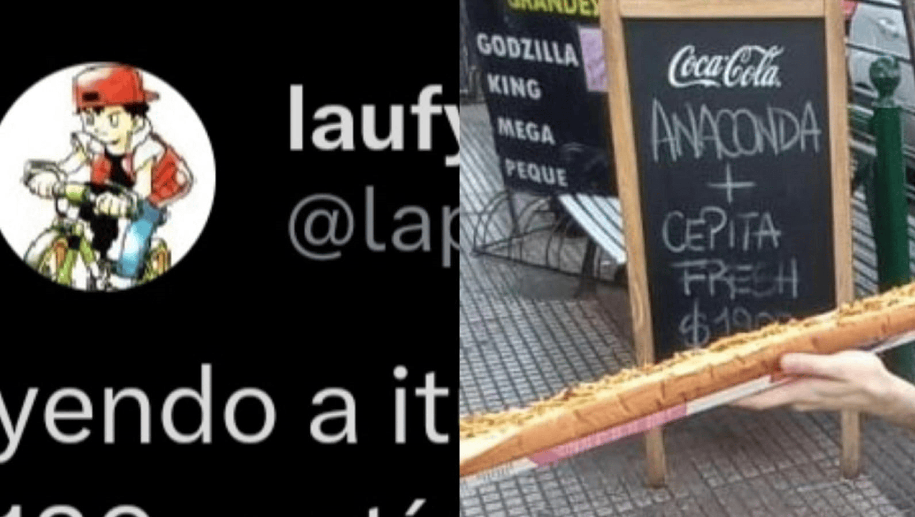 Fue a comer el pancho más grande de Argentina y su reseña es furor (Twitter/ @lapizzeta).