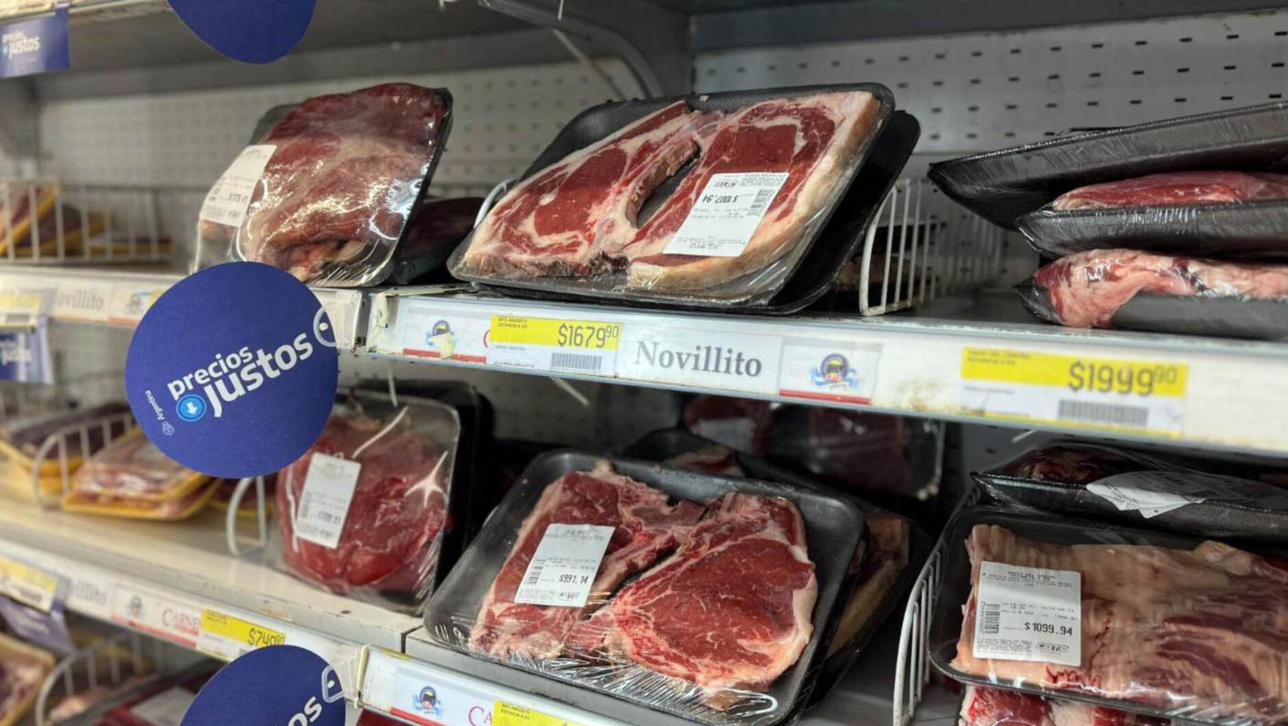 Los cortes de carne a Precios Justos se consiguen en todo el país.