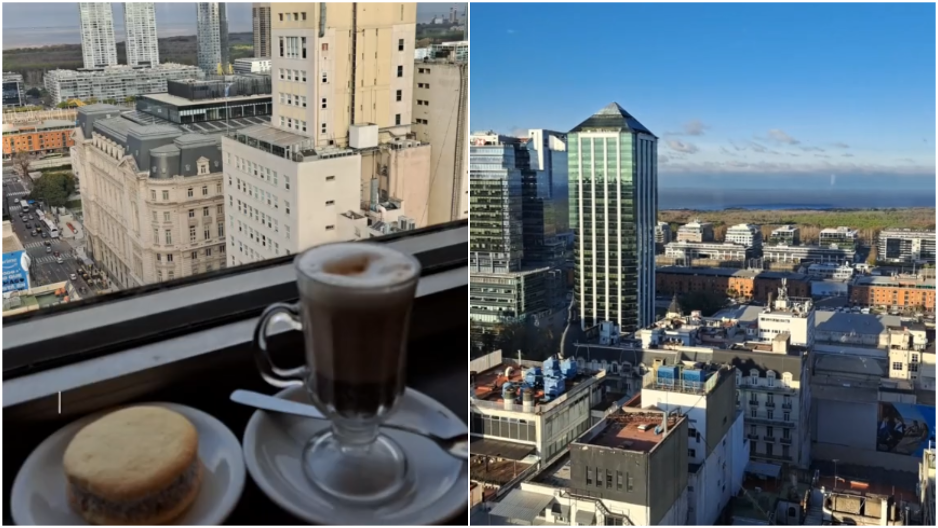 Fue a merendar a un restaurante con la mejor vista de Buenos Aires y sorprendió a todos con lo que gastó.