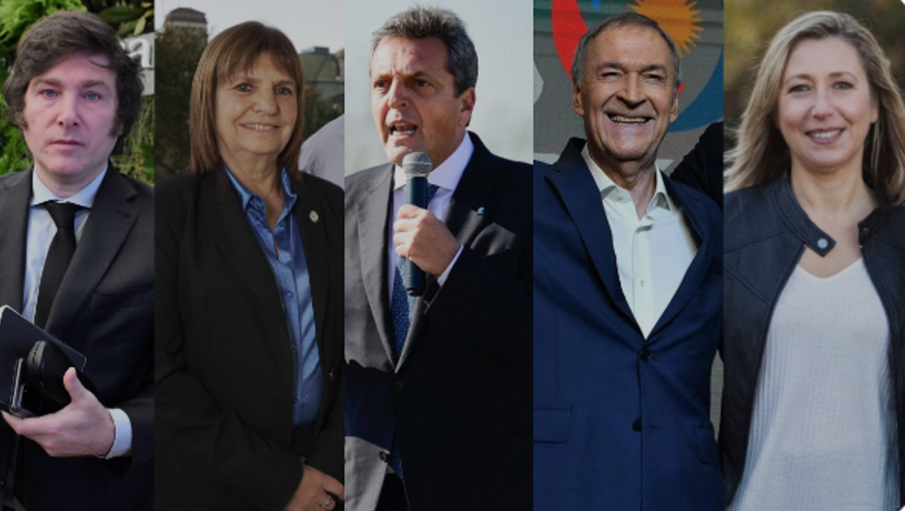 Los cinco candidatos presidenciales juegan un partido aparte en Internet.