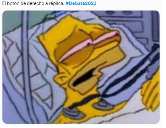 Los mejores memes del debate presidencial 2023.