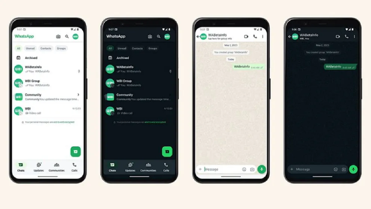 Los cambios en los colores de la interfaz de WhatsApp estarán disponibles muy pronto.