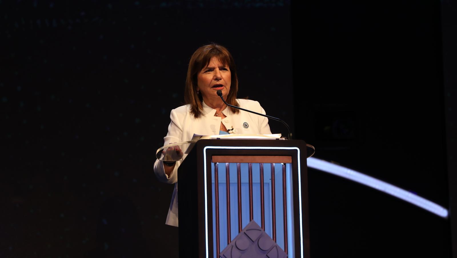 Patricia Bullrich contó que sufrió un problema de salud durante el primer debate presidencial.