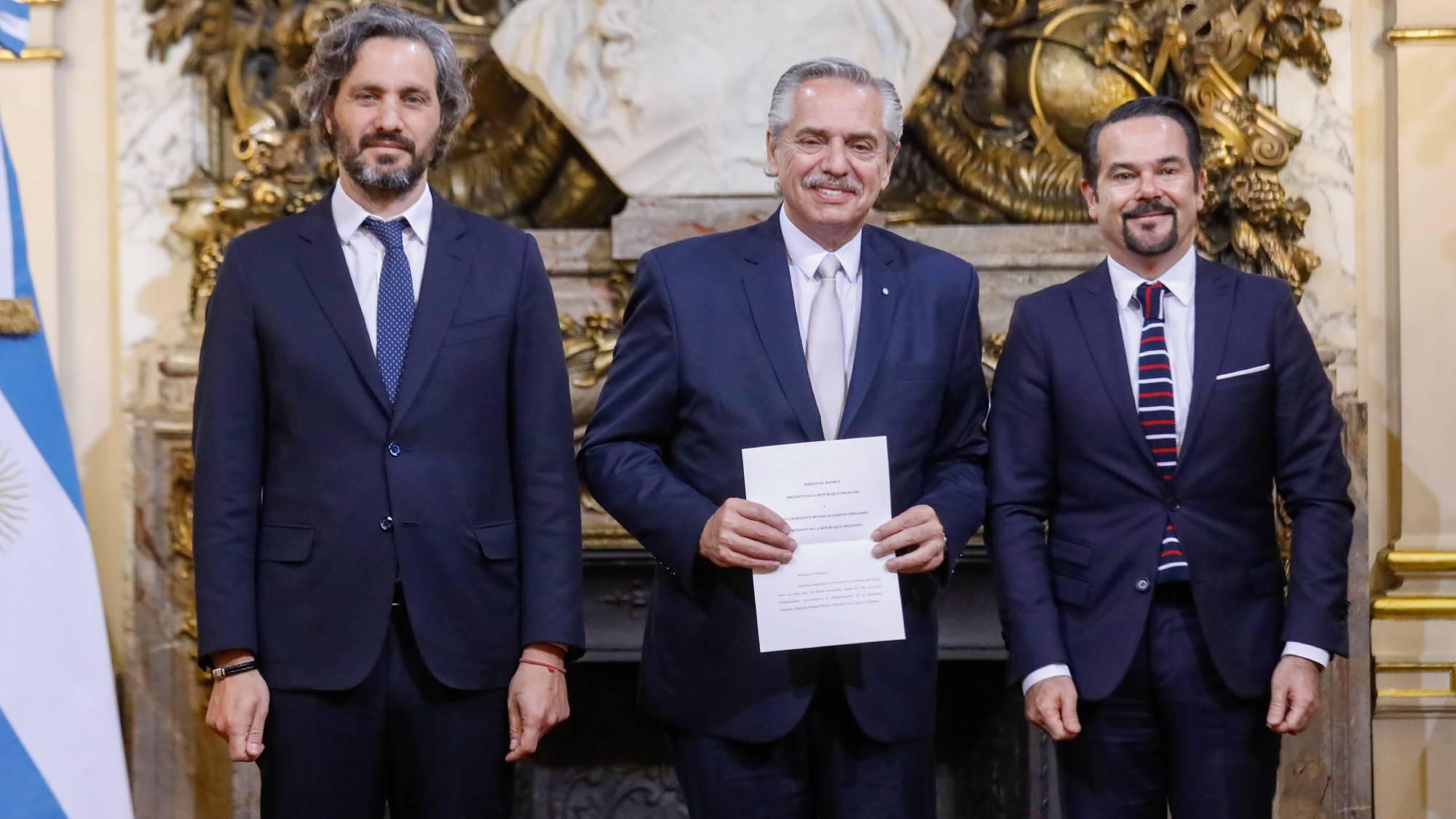 Alberto Fernández recibió cartas credenciales y ponderó la visión 