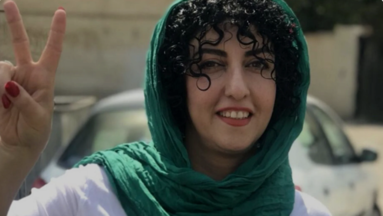 La iraní Narges Mohammadi fue condenada a 31 años de prisión (Archivo).