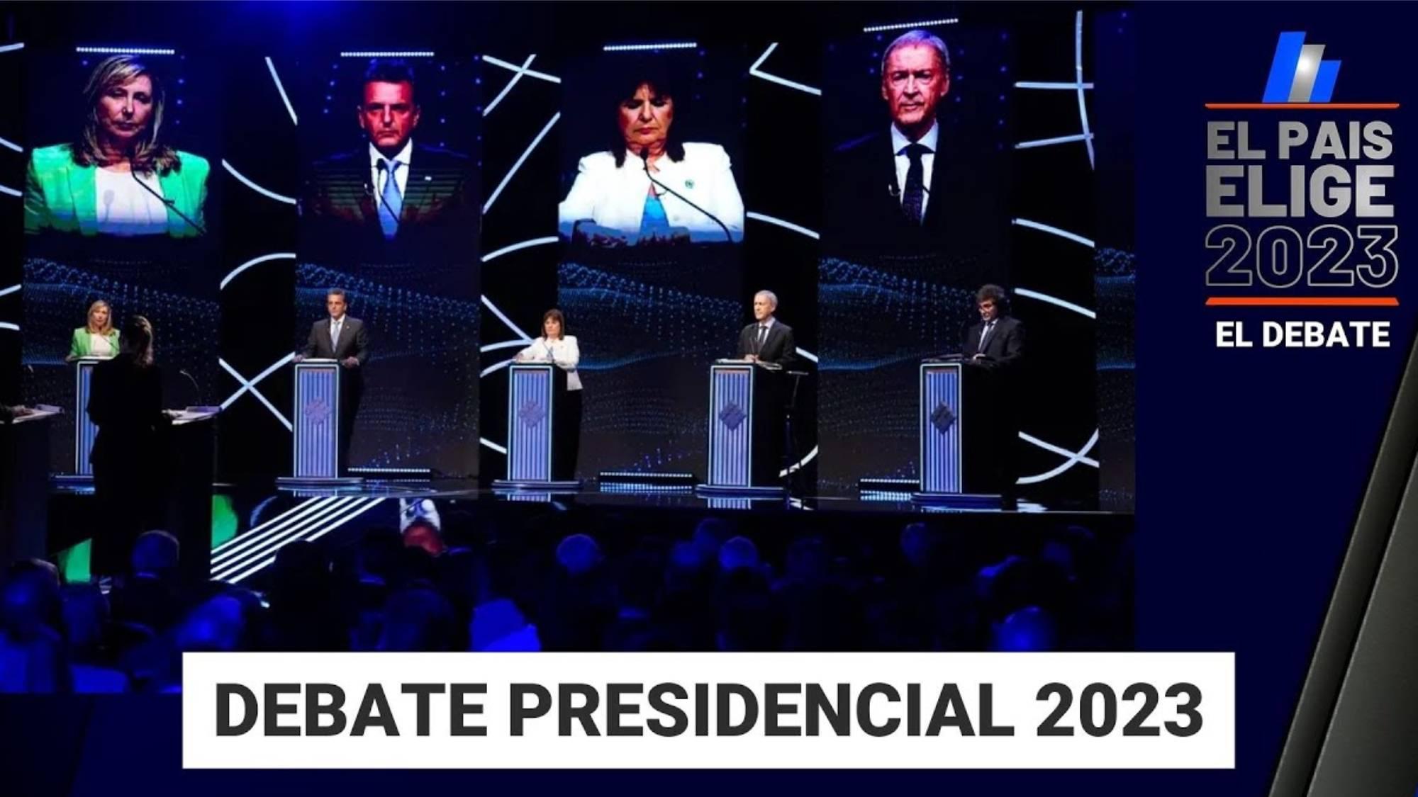 ¡EN VIVO! Debate presidencial 2023.