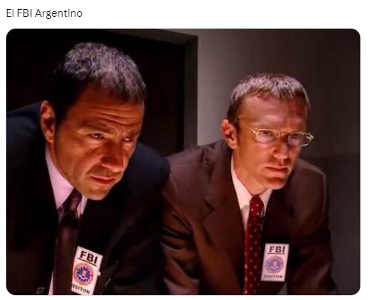 Los memes del 'FBI argentino' que propuso Sergio Massa en el debate presidencial (Twitter).