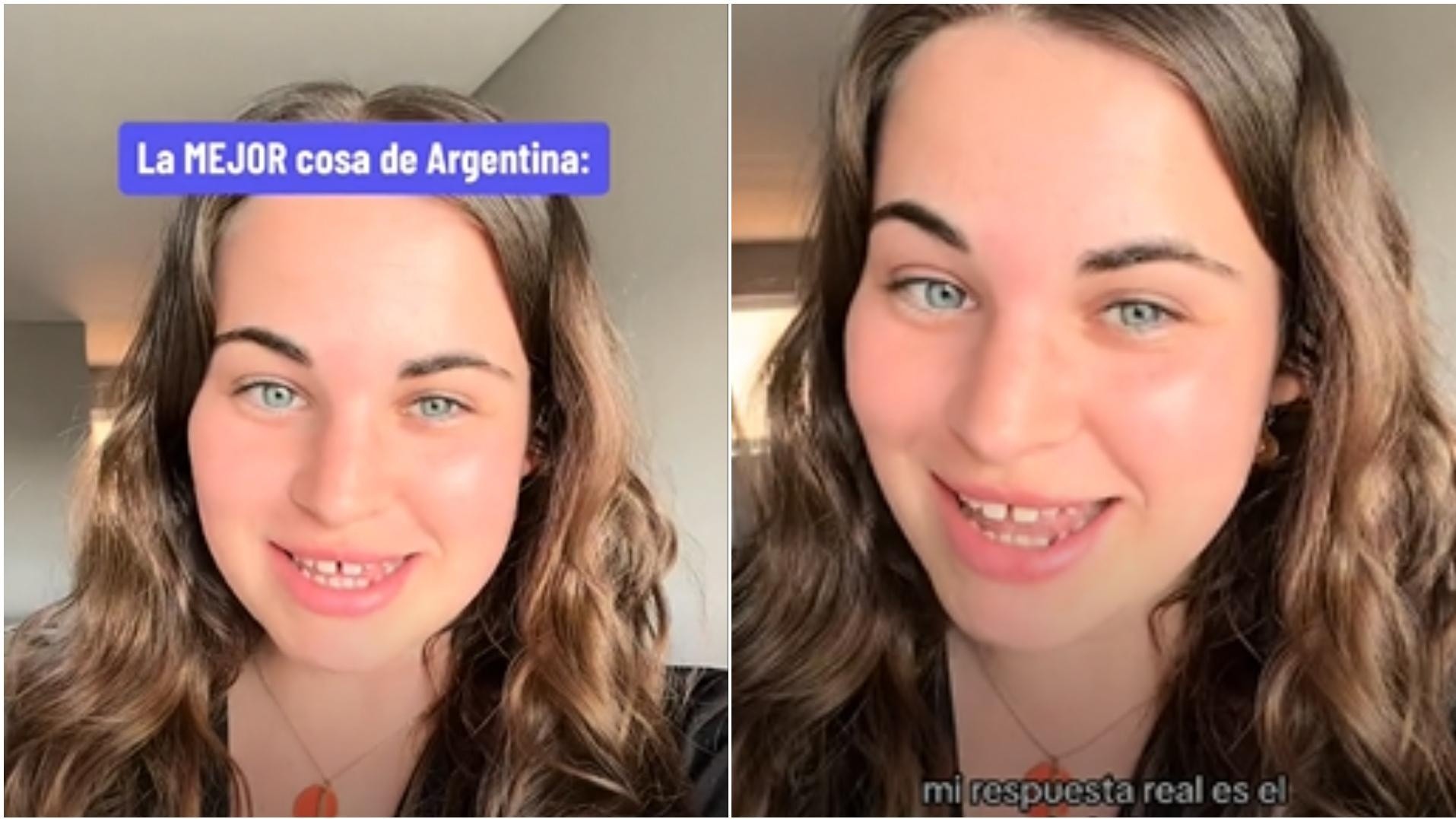 Una mujer estadounidense detalló qué es lo que más le gusta de Argentina.