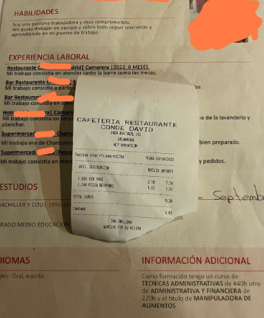 Mujer fue un restaurante a pedir trabajo, se tomó tres cervezas, se fue sin pagar y cometió un error insólito (Twitter/@soycamarero).