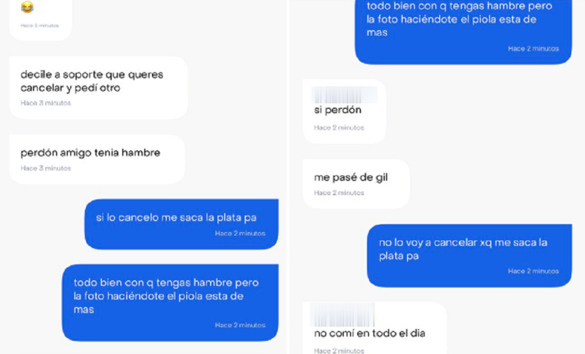 La conversación continuó de esta manera.