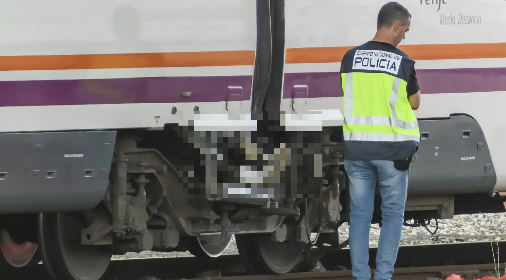 Álvaro Prieto fue encontrado entre dos vagones de tren.