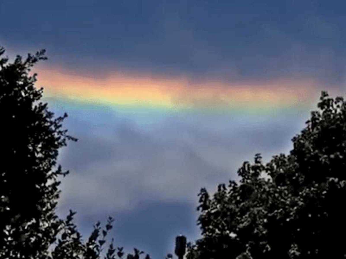 La nube que se vio en el cielo de Rosario.