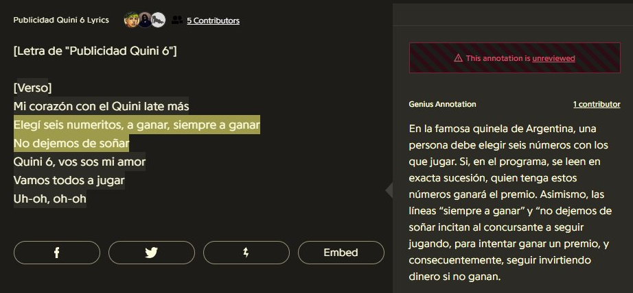 Un internauta analizó la letra de una publicidad del   <a href='https://www.cronica.com.ar/tags/Quini 6'>Quini 6</a> y sorprendió a todos.