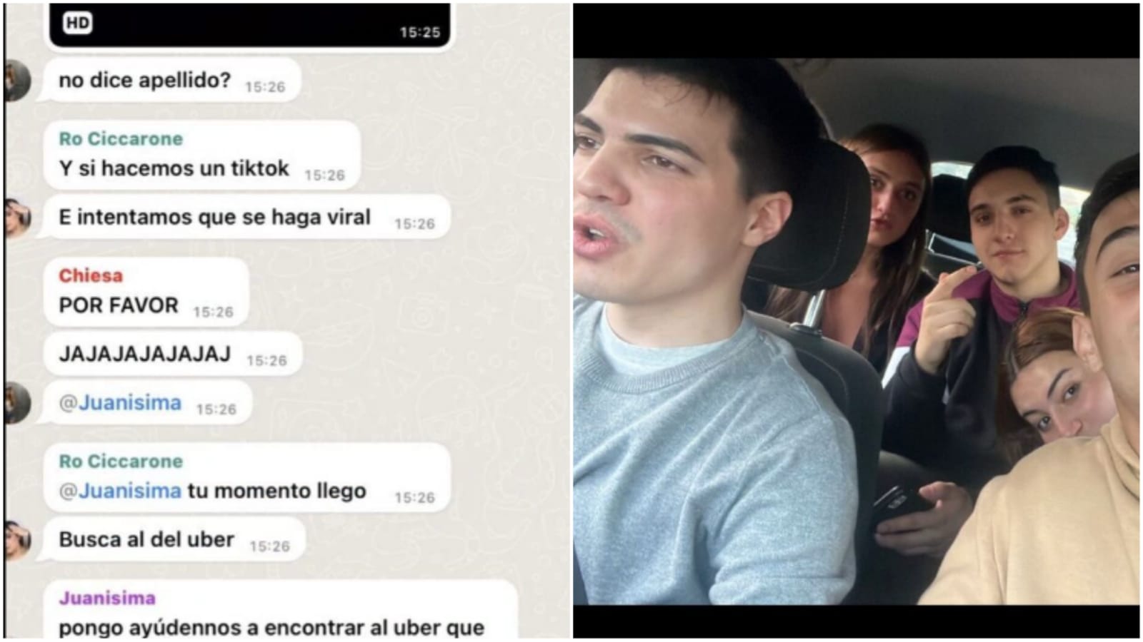 'Ayudennos a encontrar a Franco', escribieron las chicas en   <a href='https://www.cronica.com.ar/tags/TikTok'>TikTok</a> y rápidamente estallaron los comentarios (  <a href='https://www.cronica.com.ar/tags/TikTok'>TikTok</a>/@__miiri).