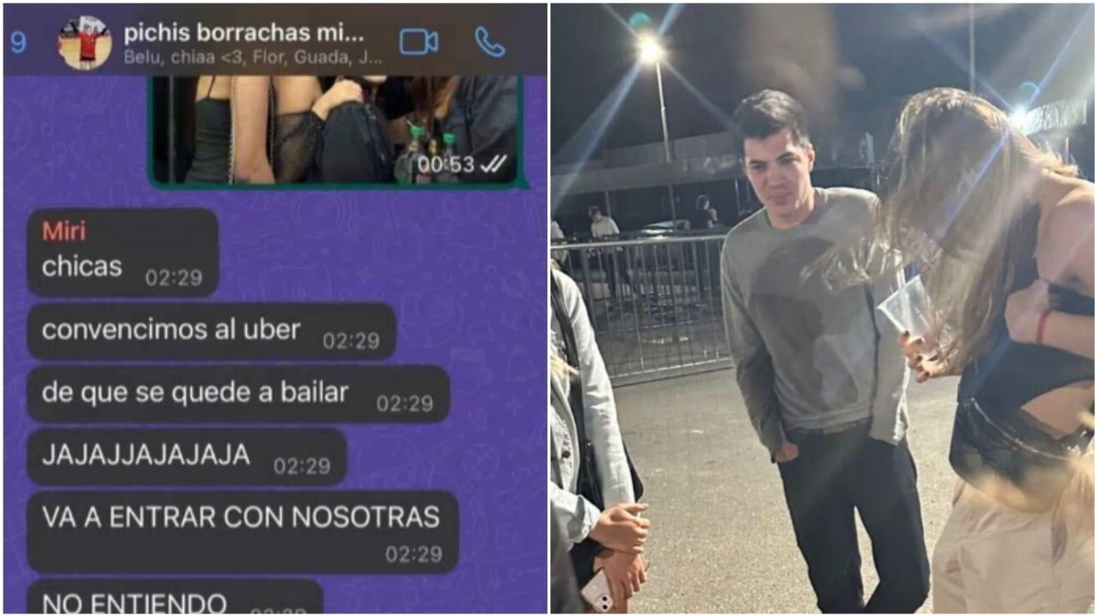 Invitaron al chofer que las llevó al boliche a sumarse a la 