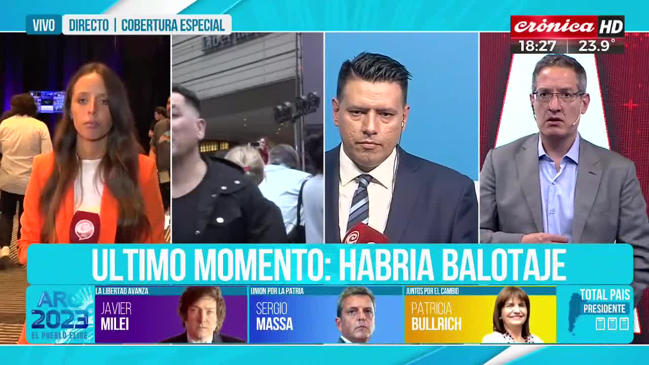 Elecciones 2023: banderazo de los seguidores de Javier Milei (Crónica HD).