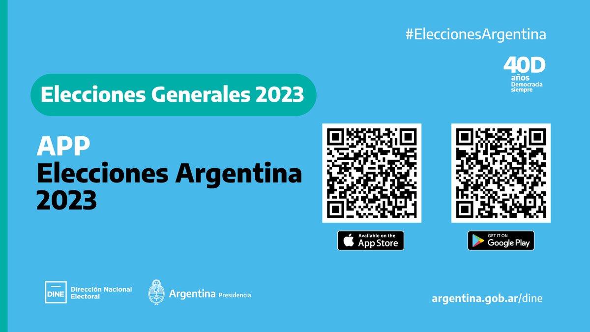 El código QR para acceder a la aplicación de los resultados de las   <a href='https://www.cronica.com.ar/tags/Elecciones 2023'>Elecciones 2023</a>. 