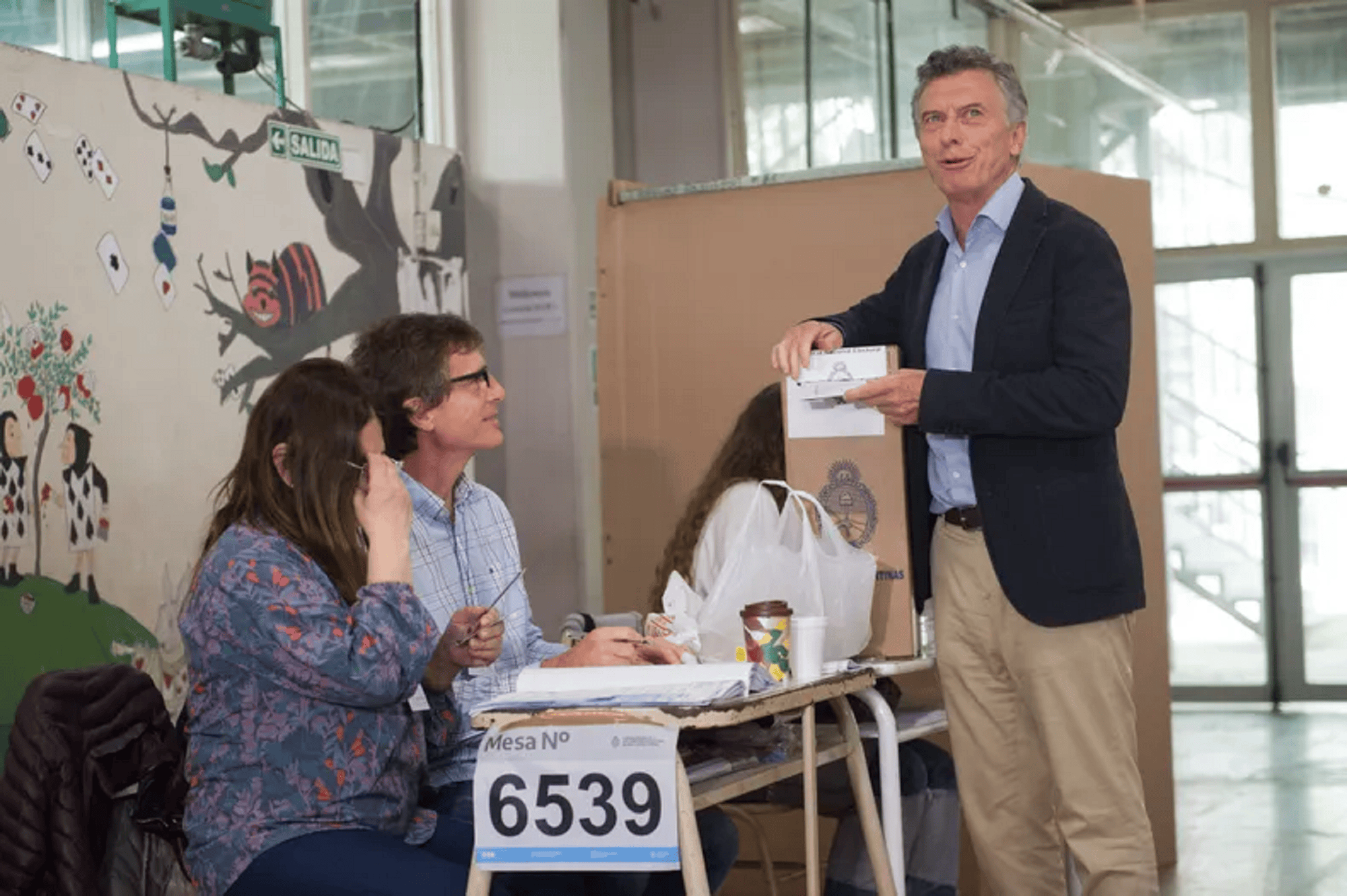 Macri protagonizó un blooper en las elecciones.