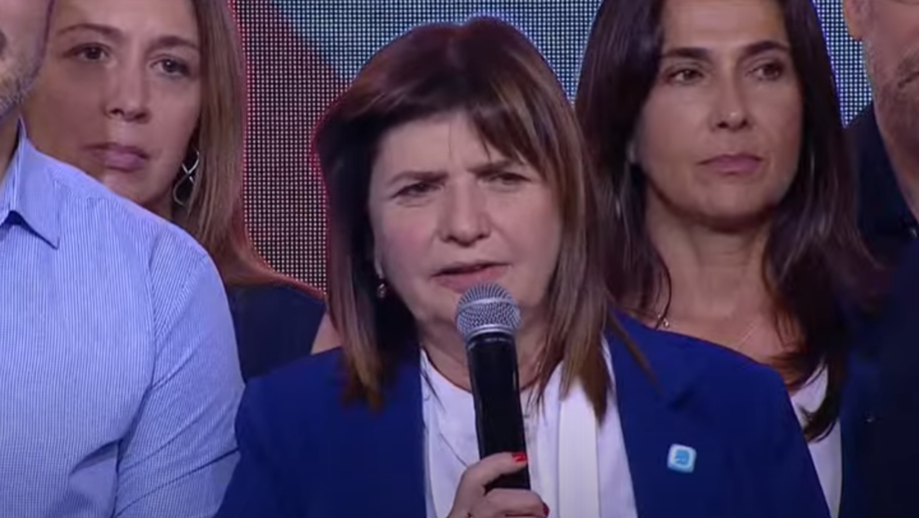 Patricia Bullrich habló tras la derrota electoral.