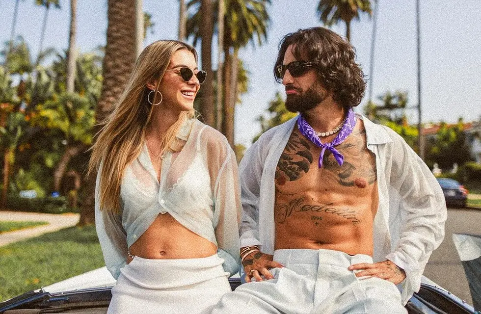 Susana Gómez y Maluma.