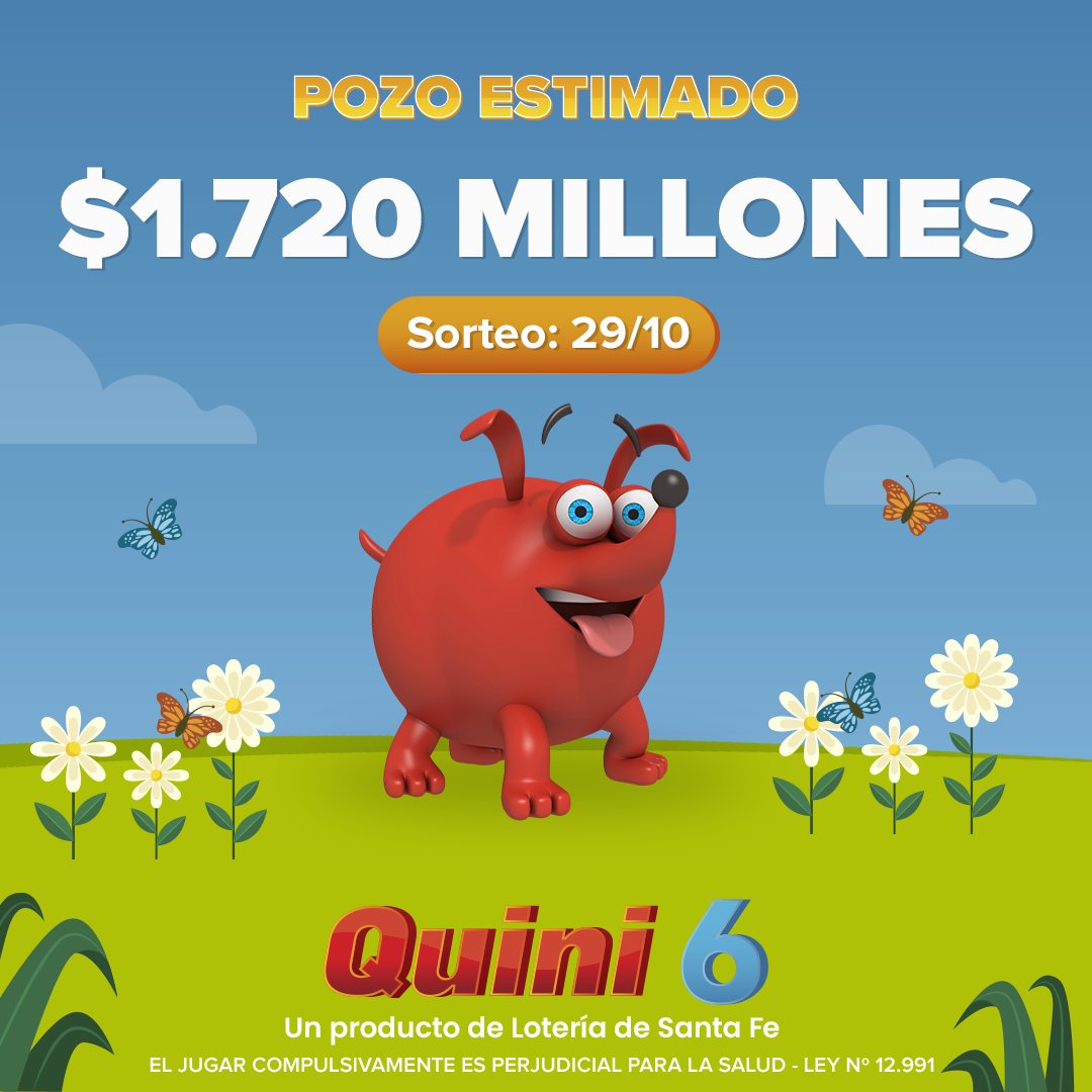 El pozo acumulado del   <a href='https://www.cronica.com.ar/tags/Quini 6'>Quini 6</a> sumá más de 1.700 millones de pesos.