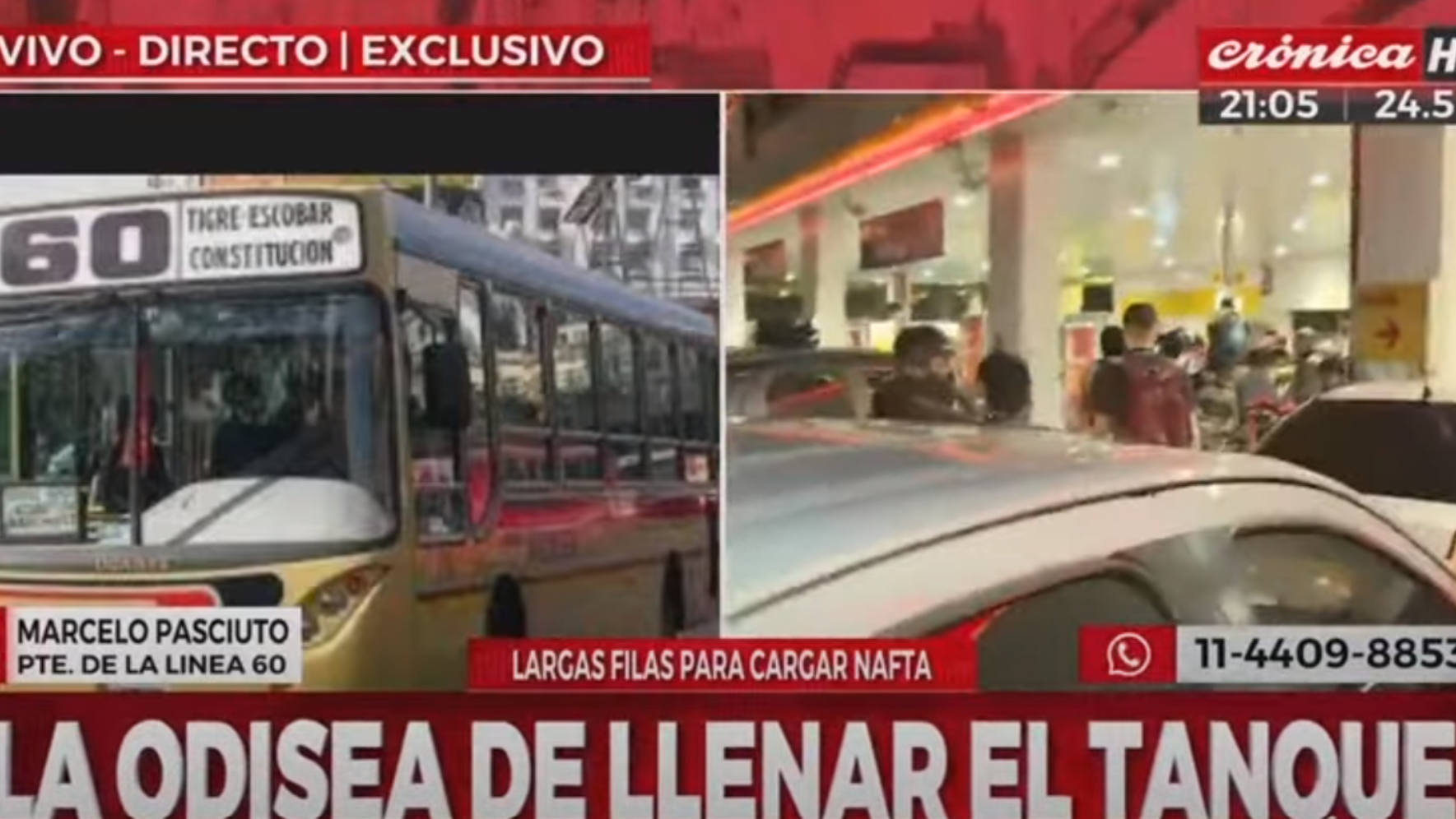 Aseguran que no peligra el abastecimiento del transporte público.