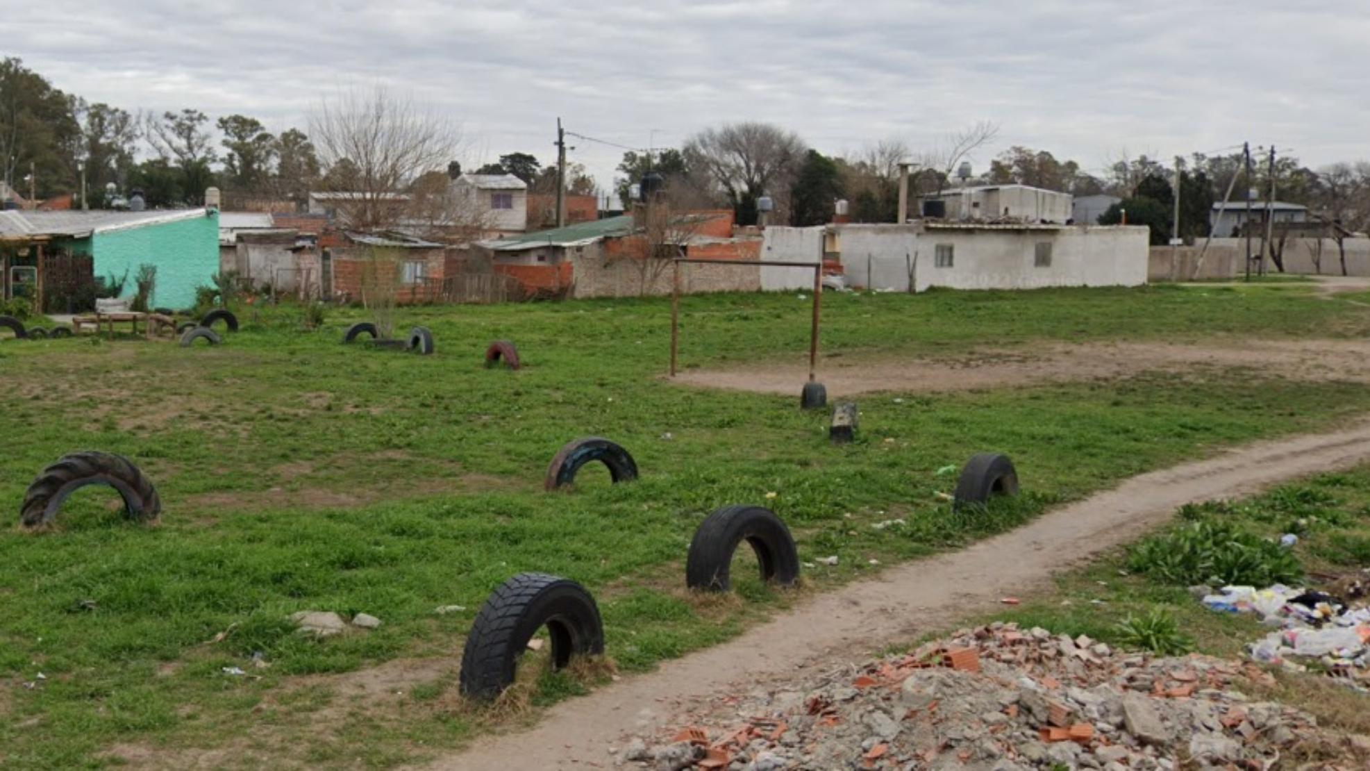 El predio donde se produjo la agresión sufrida por la víctima.