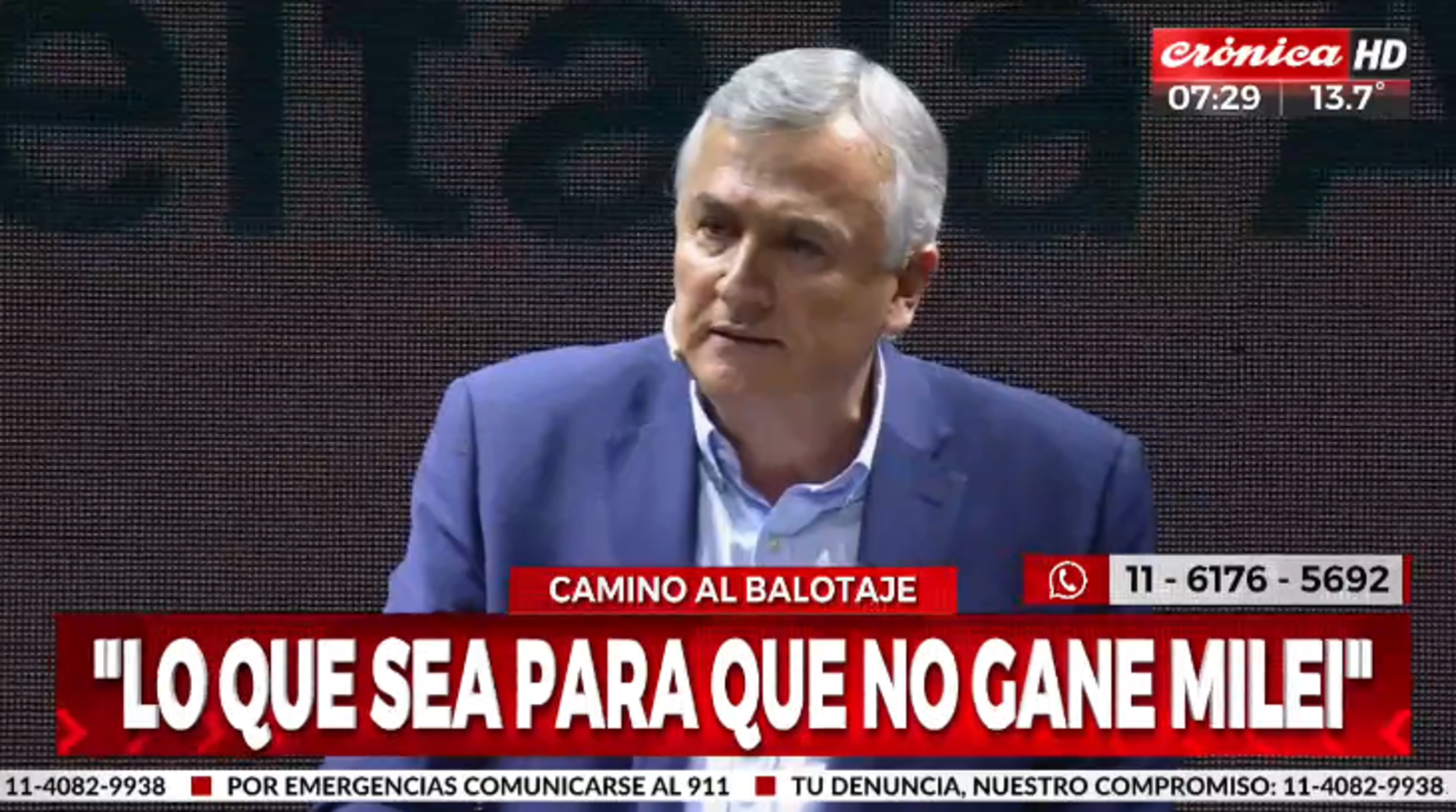 Gerardo Morales volvió a cargar contra Javier Milei, candidato presidencial de La Libertad Avanza (Captura de pantalla).