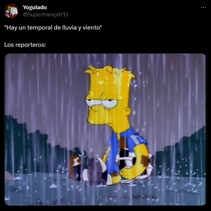 Los mejores memes del día de lluvia.