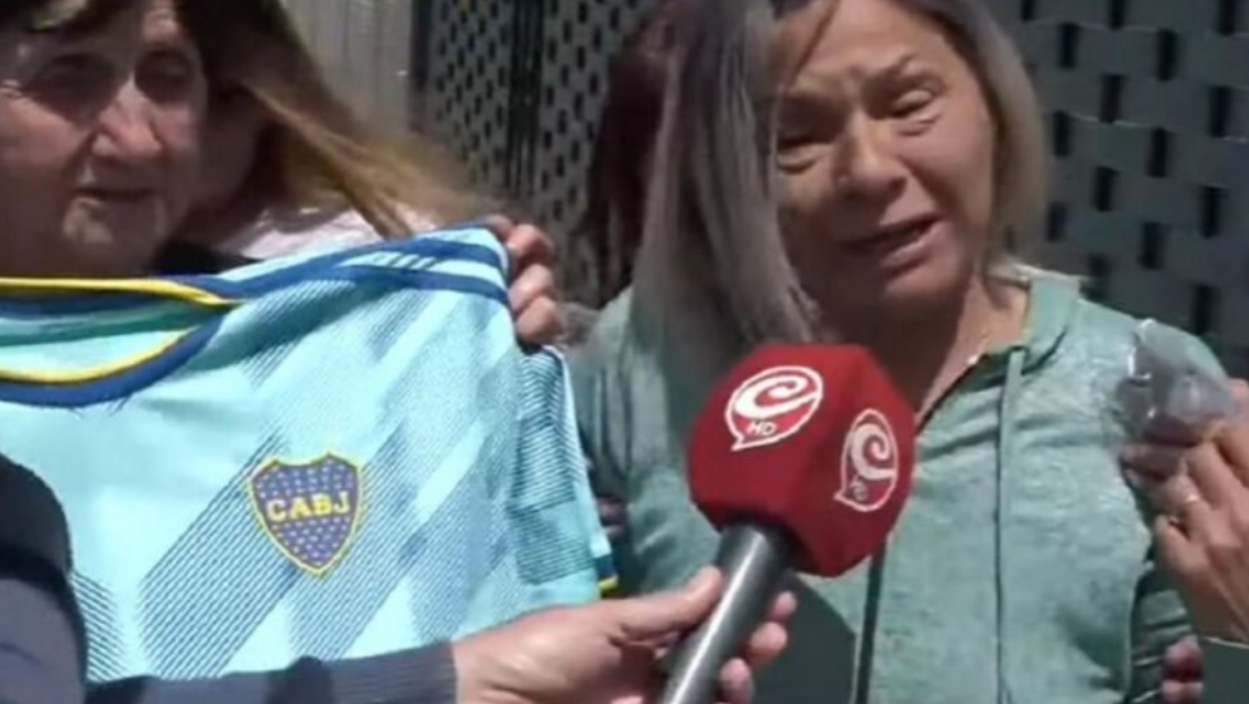 Verónica, la mamá del hincha que se quitó la vida, tras la derrota de Boca (Crónica HD).