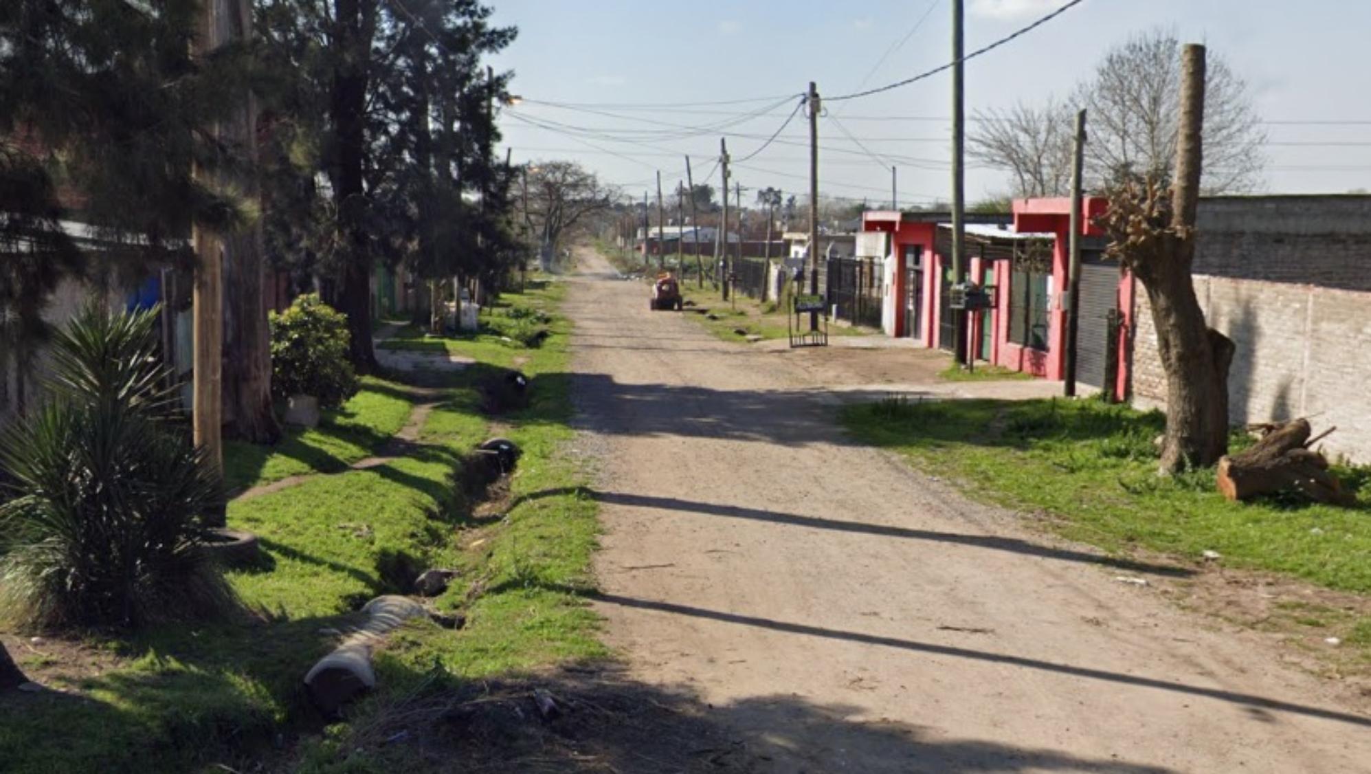 En este barrio fue localizado el cuerpo sin vida de Héctor Jorge Abraham Almirón.