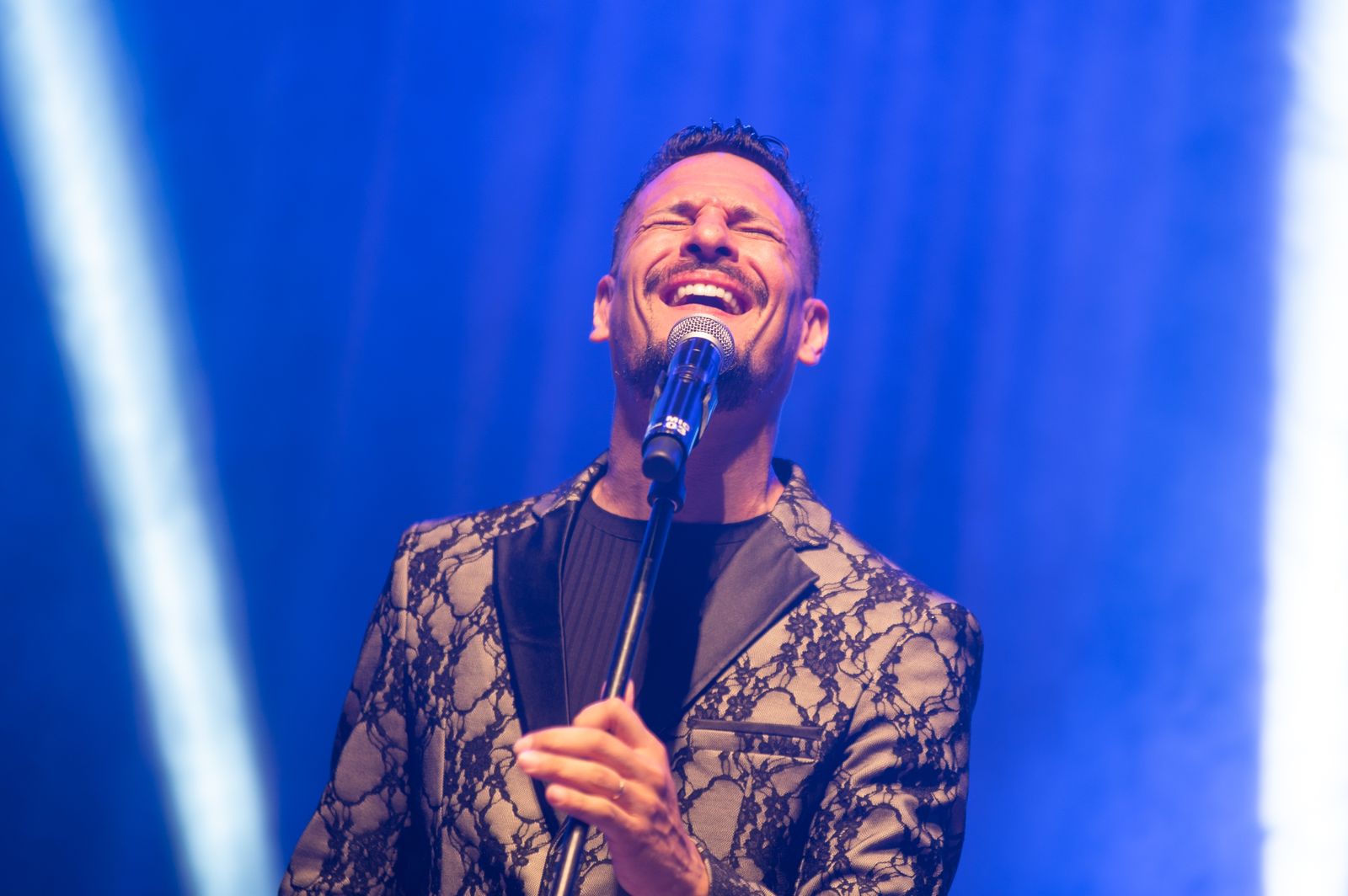 Rodrigo Tapari en los festejos de la Fundación Empujar.