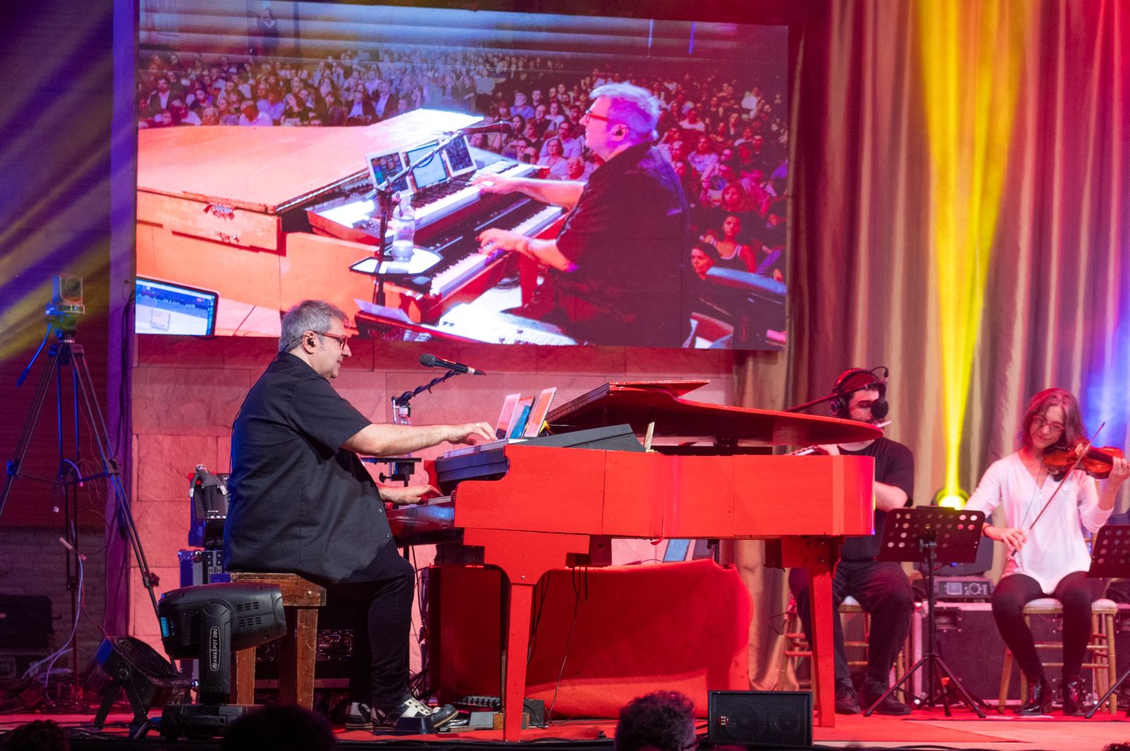 Lito Vitale en los festejos de la Fundación Empujar.