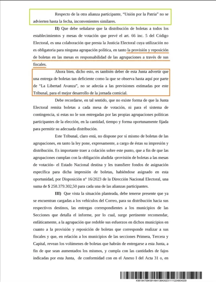 De acuerdon con la JEN, hay municipios a los que no llegarían las boletas.