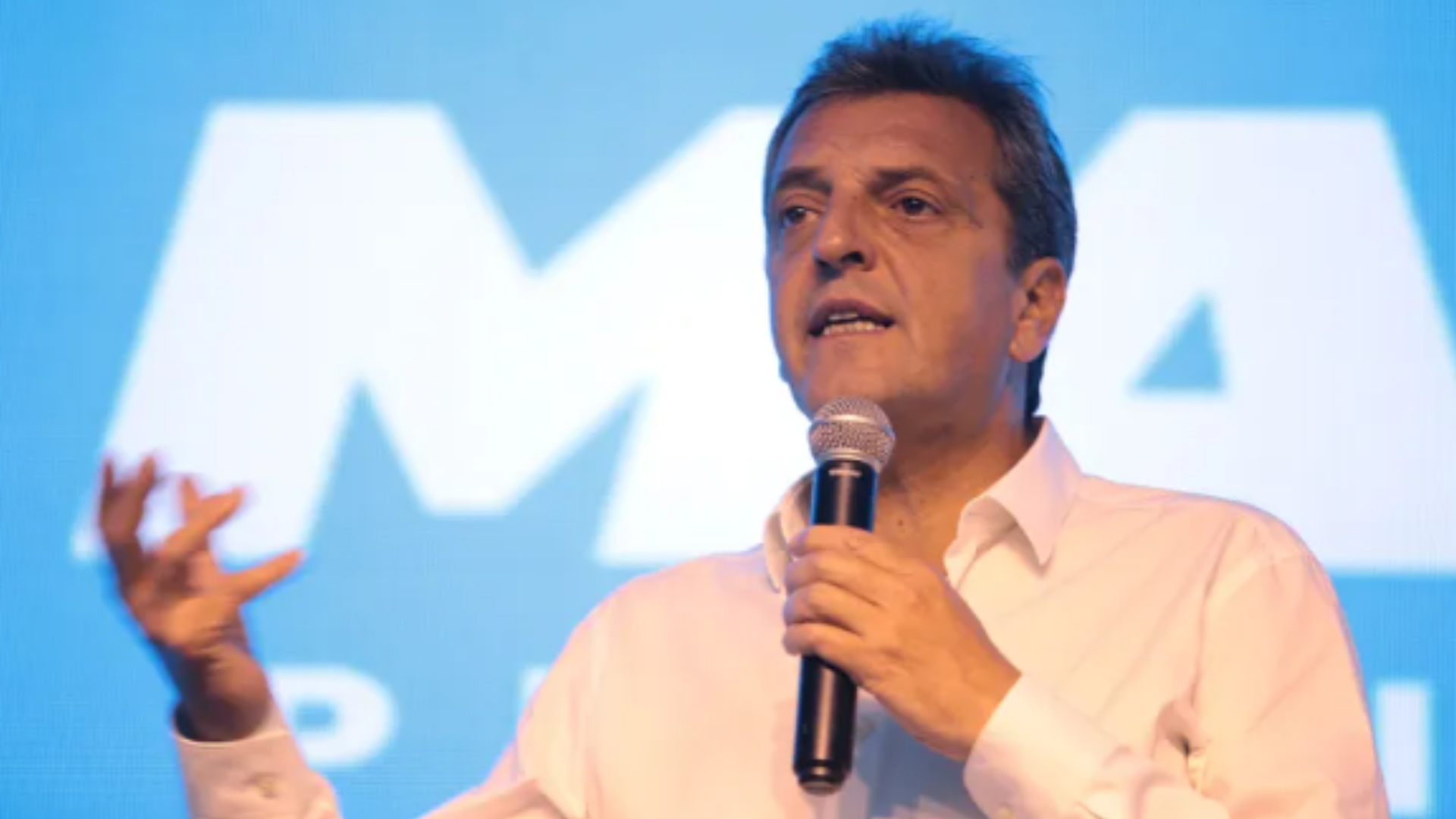 Sergio Massa dialogó con medios provinciales.