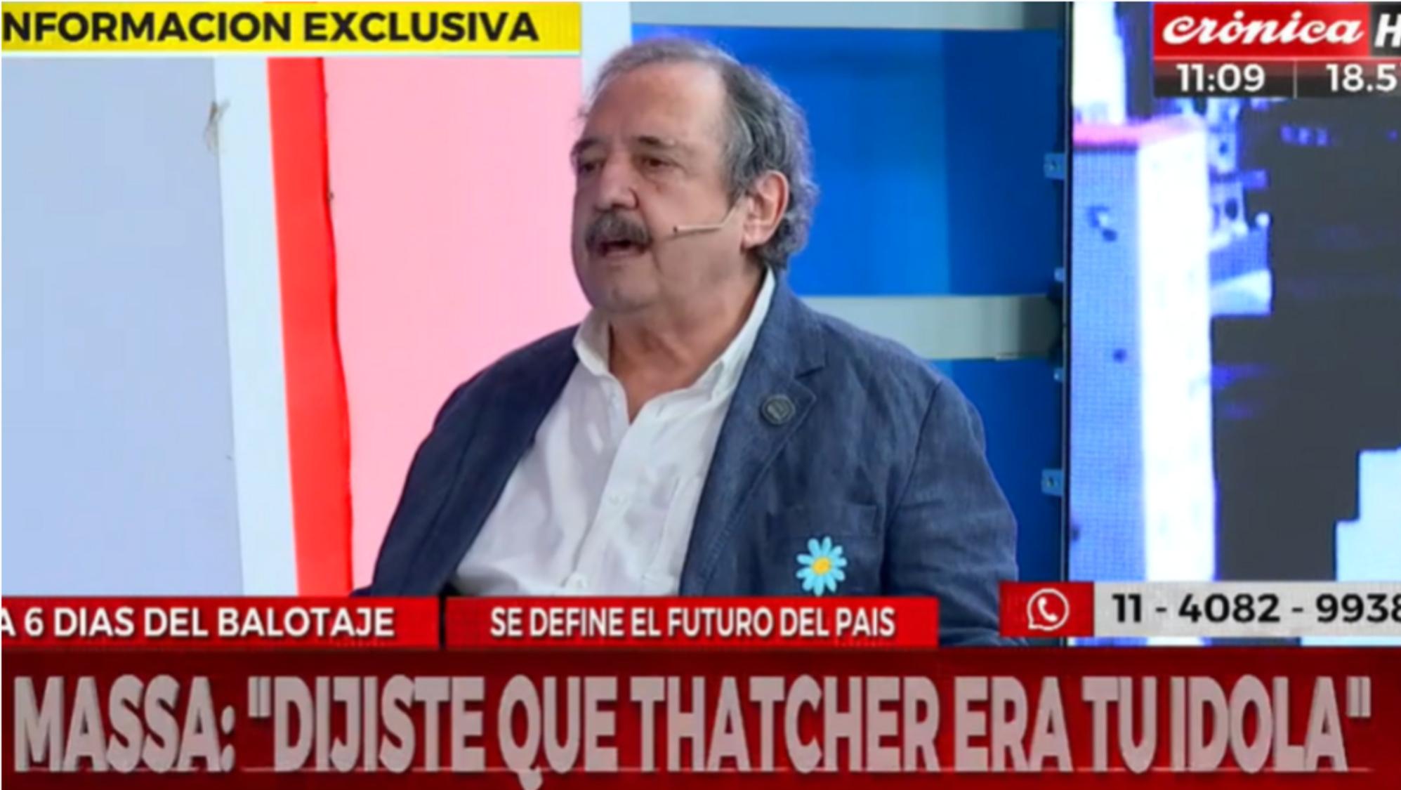 Ricardo Alfonsín, embajador argentino en España, en una entrevista exclusiva en Crónica HD.