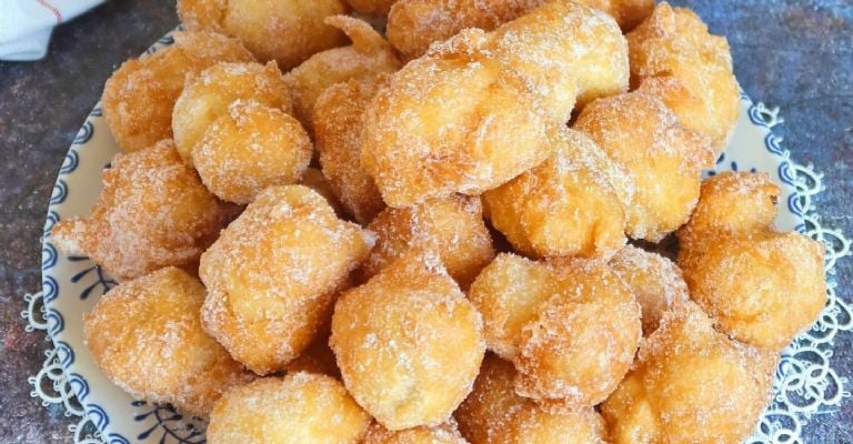 buñuelos de membrillo, receta