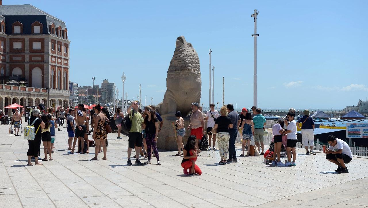 Mar del Plata es uno de los destinos más elegidos por los turistas (Nahuel Ventura/Crónica/Archivo).