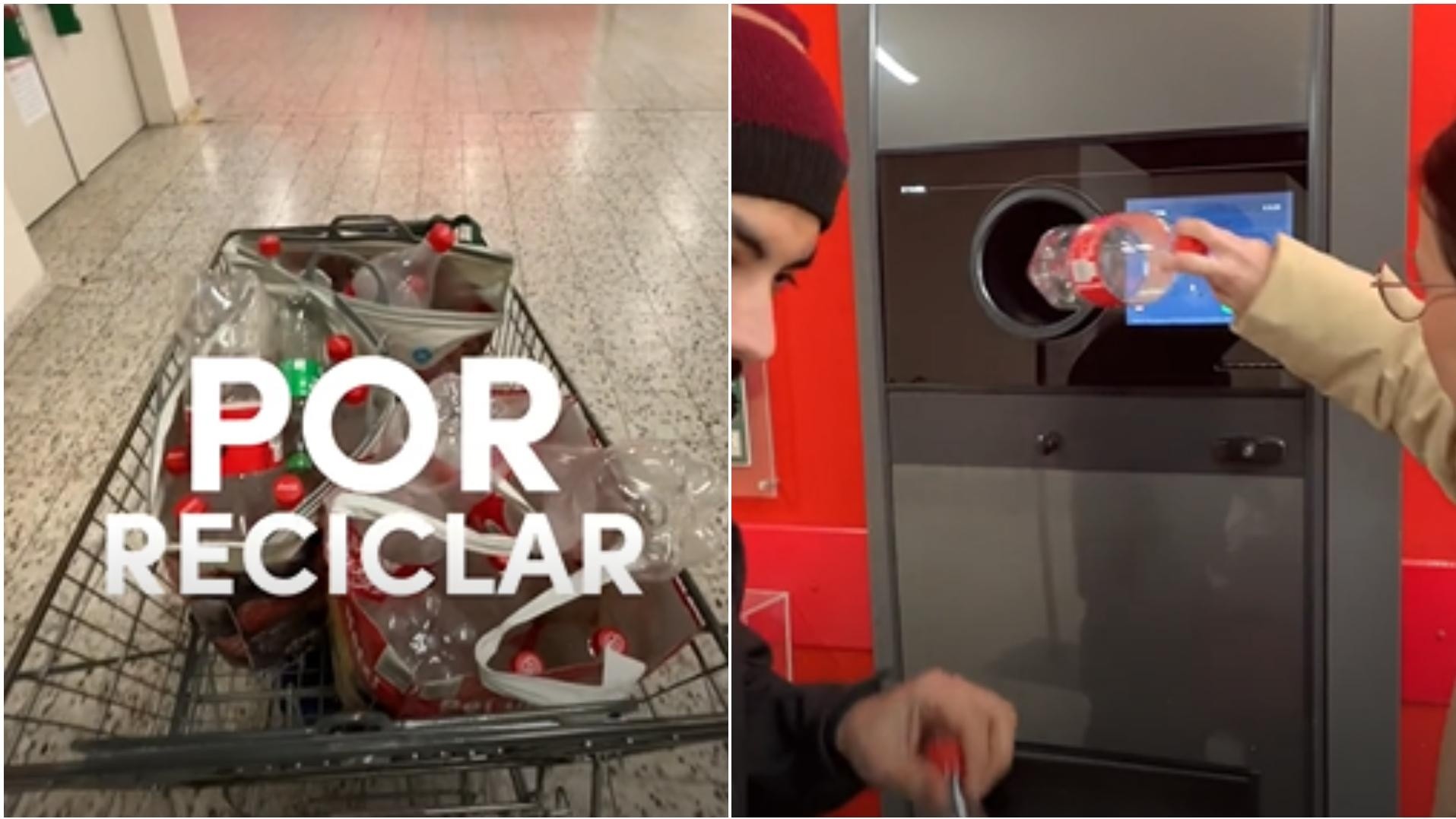 Una argentina que vive en Alemania contó que le pagan por reciclar botellas plásticas.