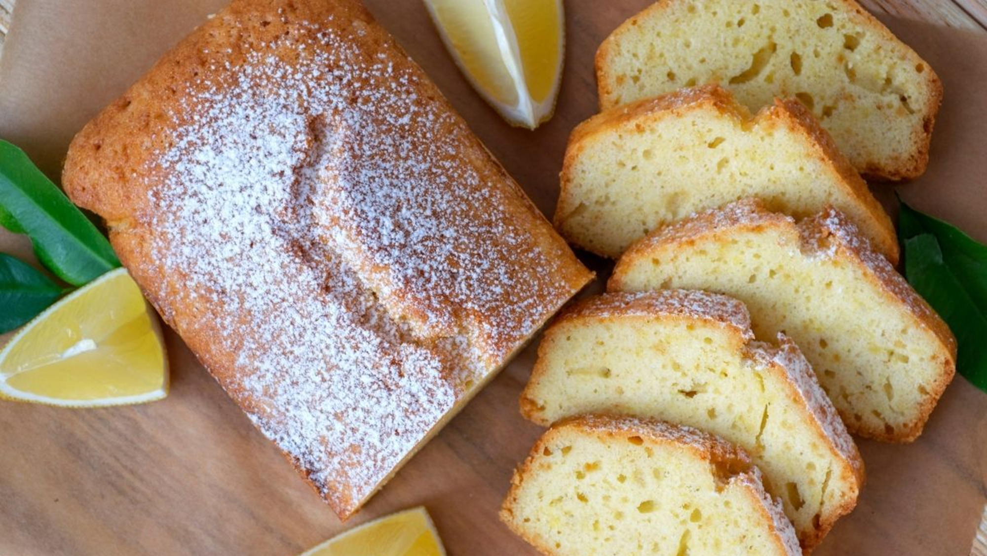 Receta económica y fácil de budín de limón. 