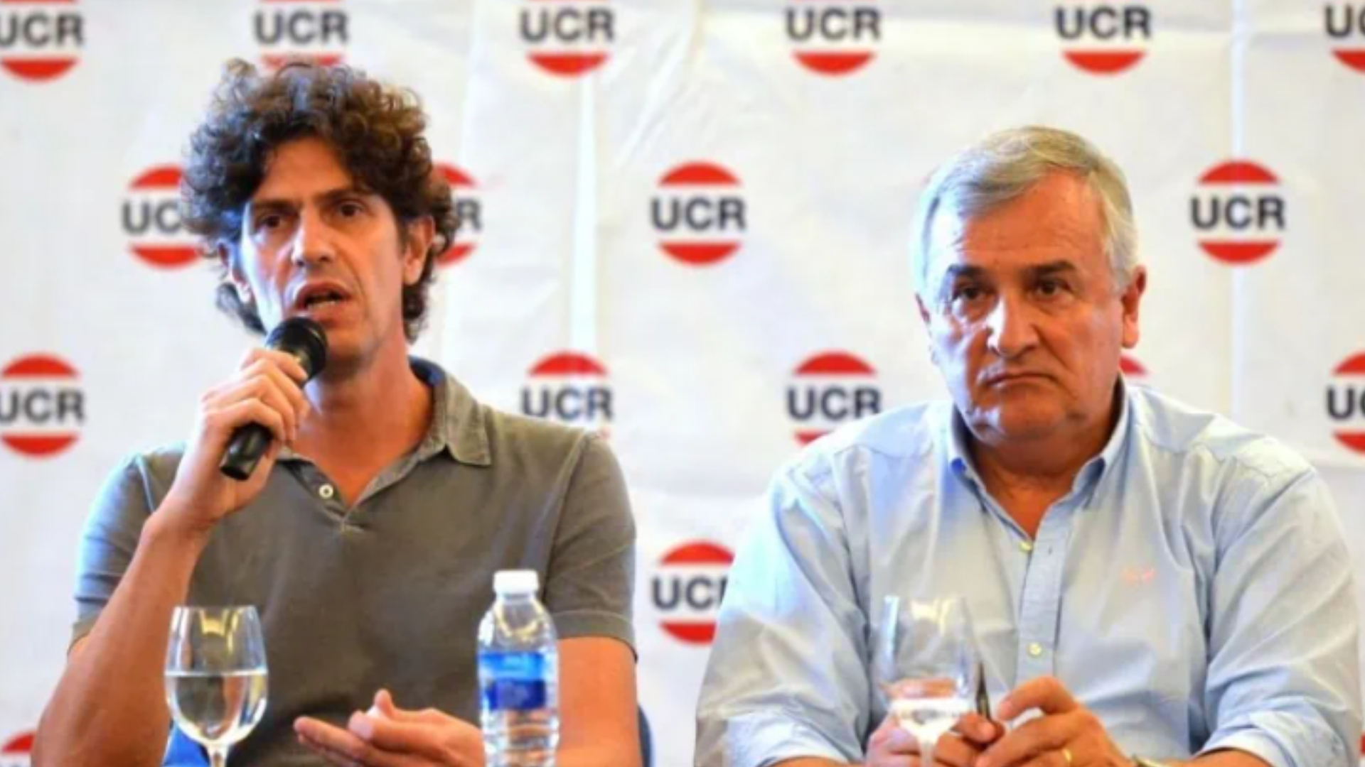 Martín Lousteau y Gerardo Morales, referentes de la UCR. (Twitter)