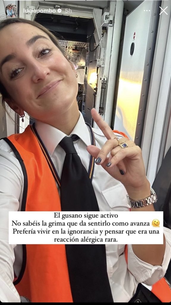 Lucía Pombo cuenta su secreto en instagram