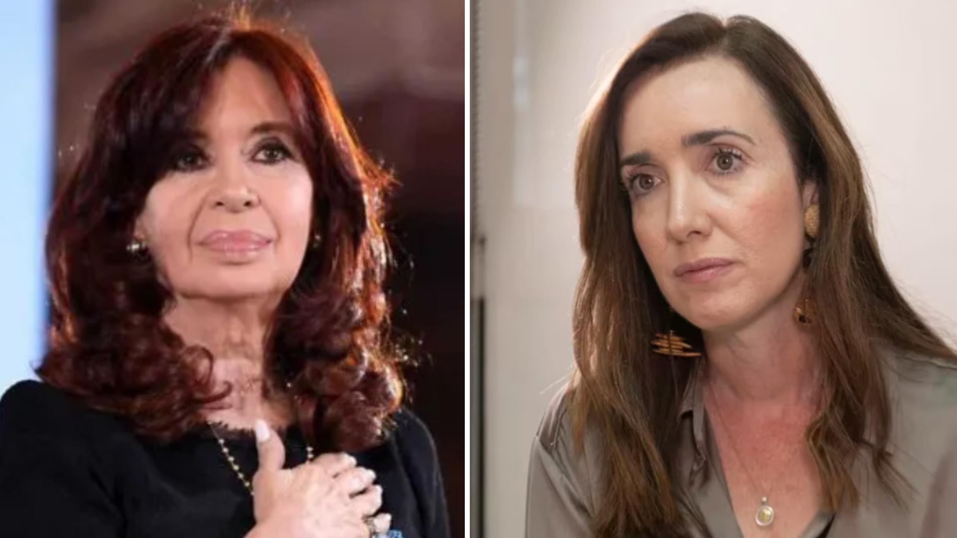 Cristina Kirchner y Victoria Villarruel se reunieron en el Senado.