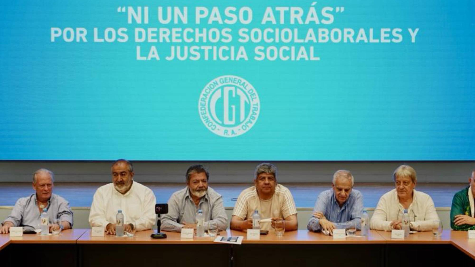 La CGT se reúne para analizar los resultados de las elecciones y los anuncios de Milei.