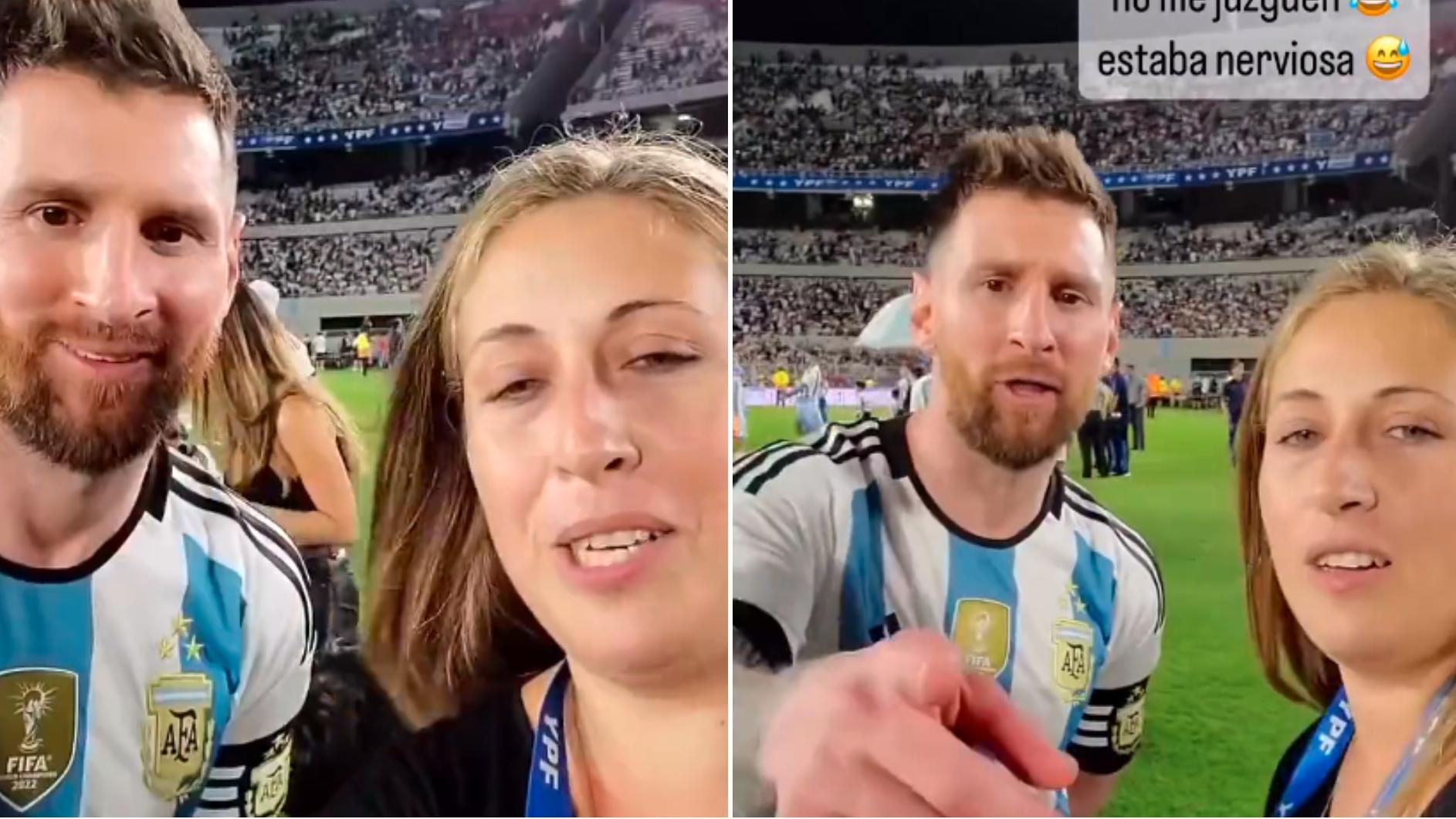 El inesperado gesto que tuvo Messi con una fanática a la que los nervios le jugaron en contra al pedirle una foto.