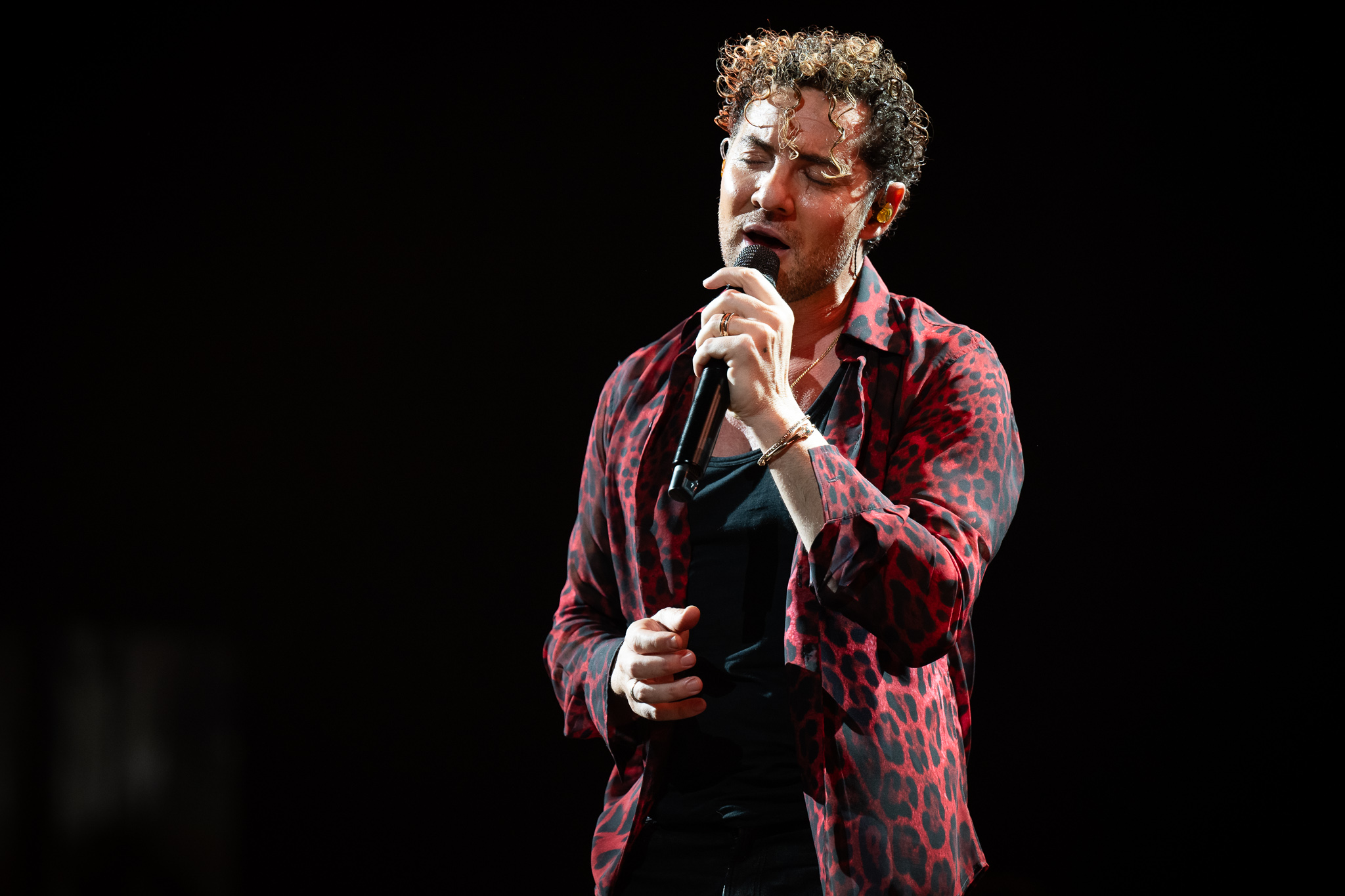 David Bisbal ofreció una interpretación sentida de todos sus éxitos durante su noche en Buenos Aires.