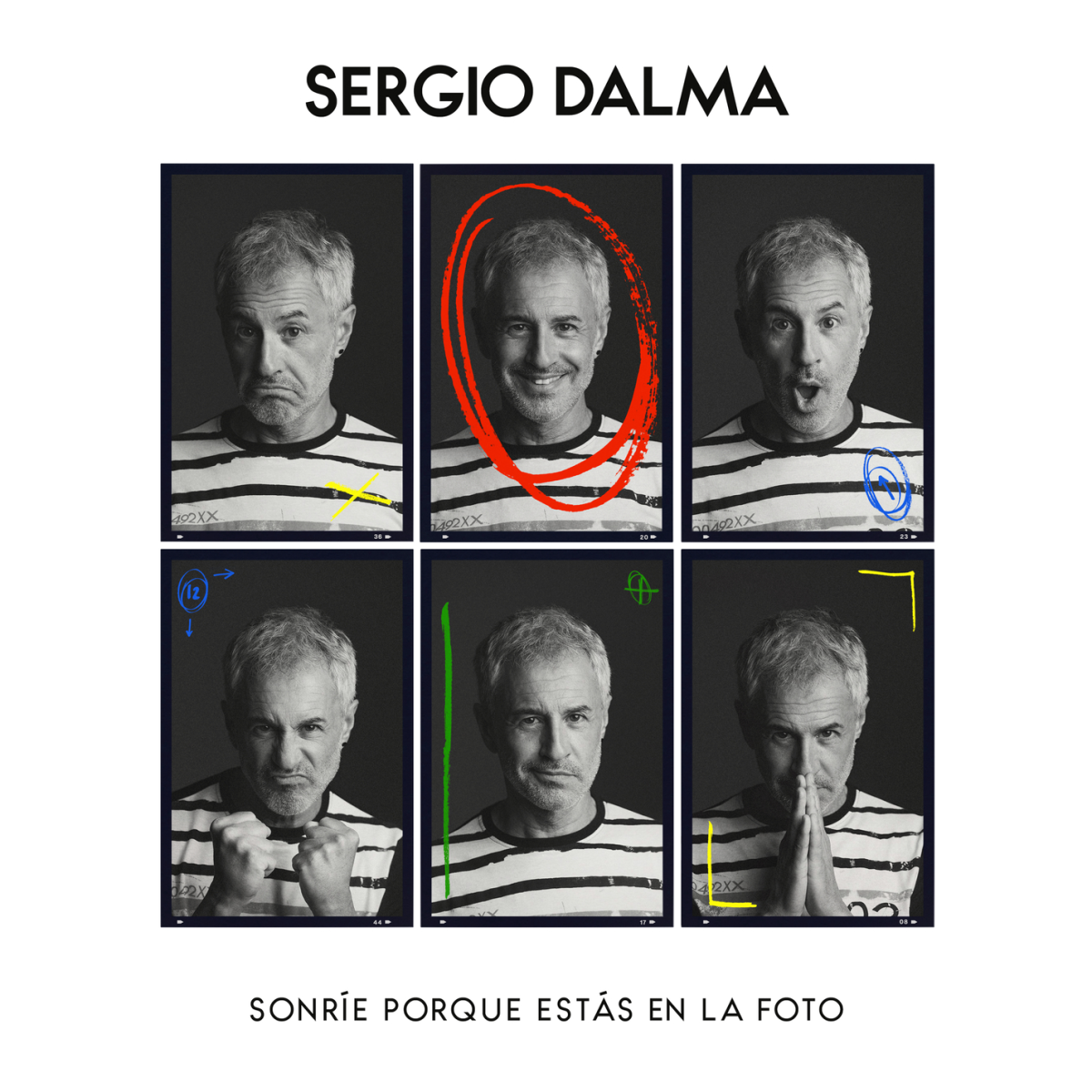 La portada del nuevo álbum de Sergio Dalma, “Sonríe porque estás en la foto”.